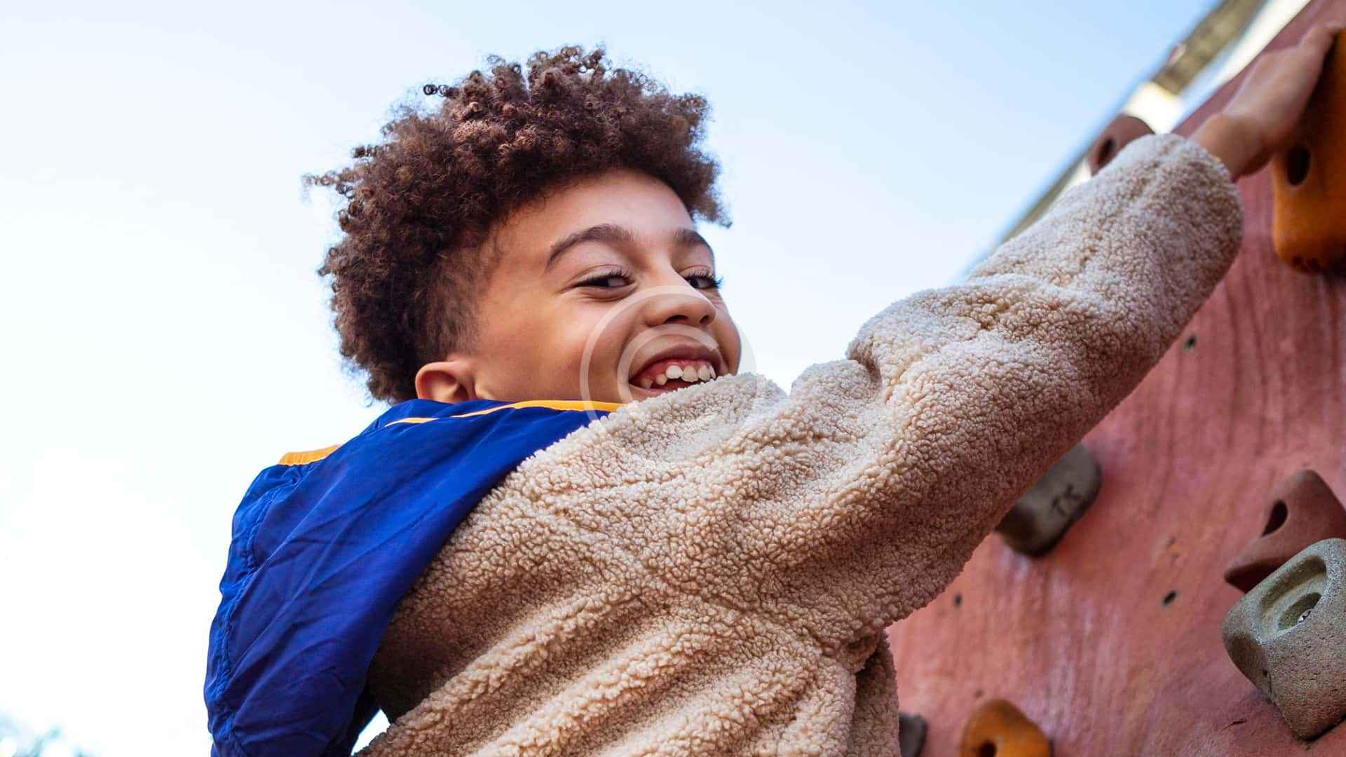 Navigating the attractions of a kids park